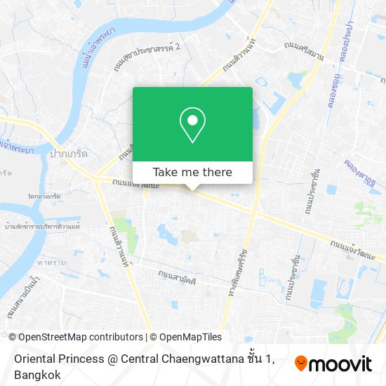 Oriental Princess @ Central Chaengwattana ชั้น 1 map