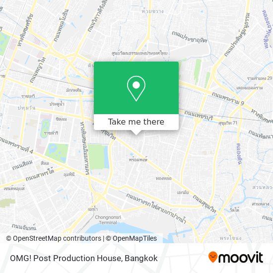 OMG! Post Production House map