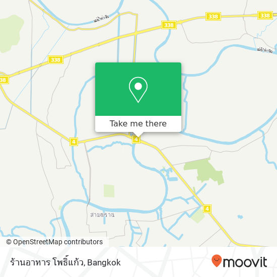 ร้านอาหาร โพธิ์แก้ว map