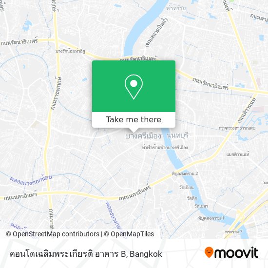 คอนโดเฉลิมพระเกียรติ อาคาร B map