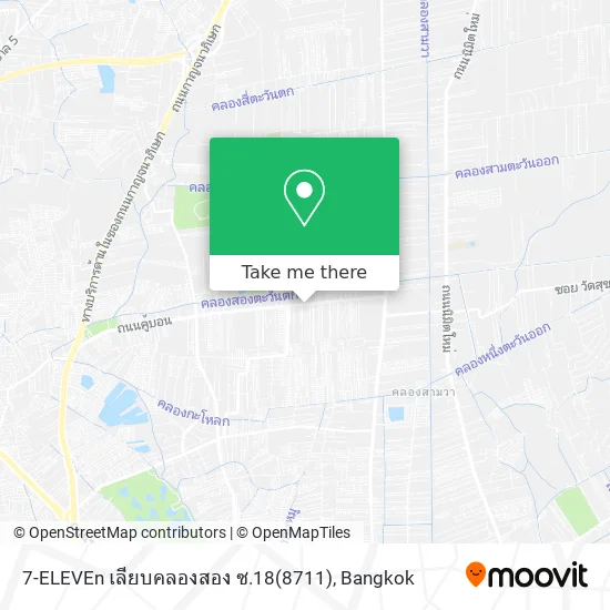 7-ELEVEn เลียบคลองสอง ซ.18(8711) map