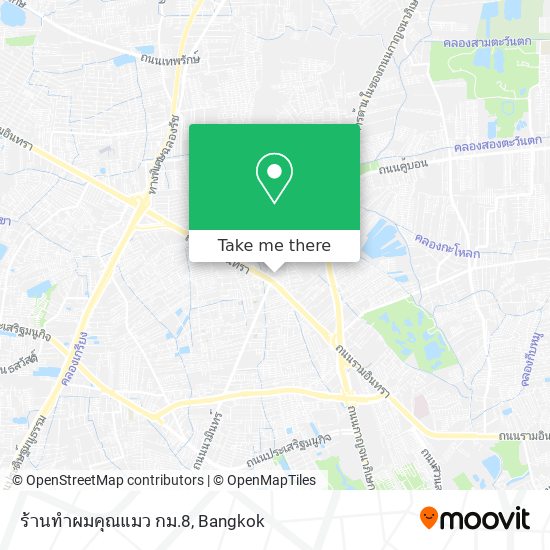 ร้านทำผมคุณแมว กม.8 map