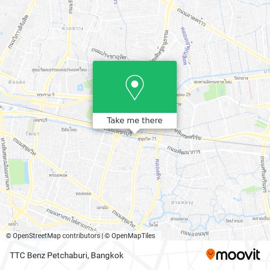 TTC Benz Petchaburi map