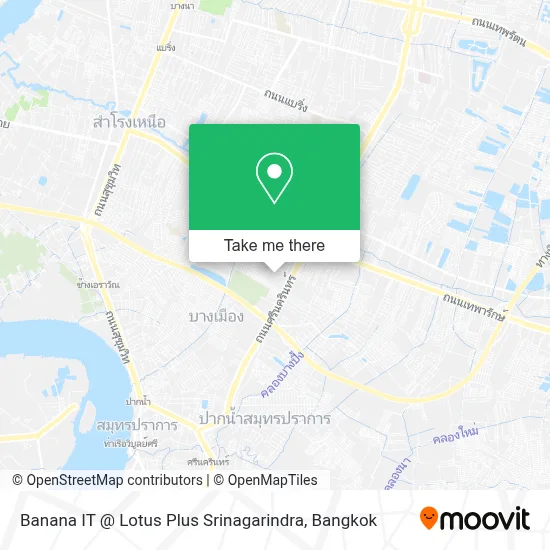 Banana IT @ Lotus Plus Srinagarindra map