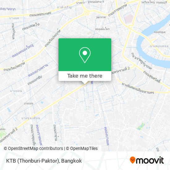 KTB (Thonburi-Paktor) map