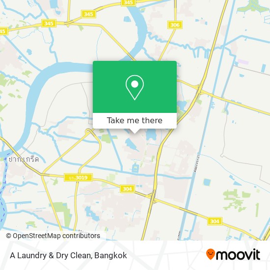 A Laundry & Dry Clean map
