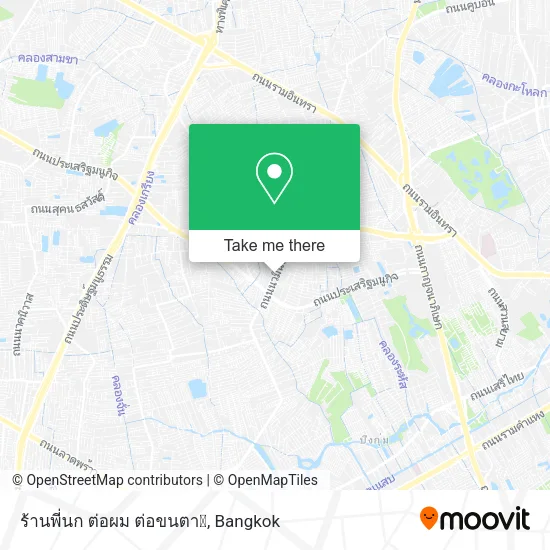 ร้านพี่นก ต่อผม ต่อขนตา map