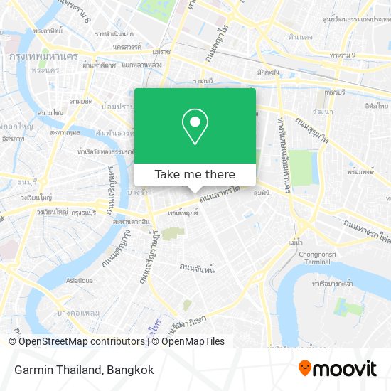 Garmin Thailand map