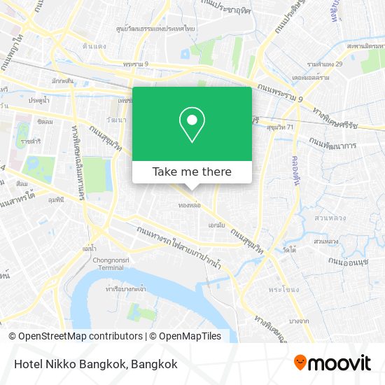 Hotel Nikko Bangkok map