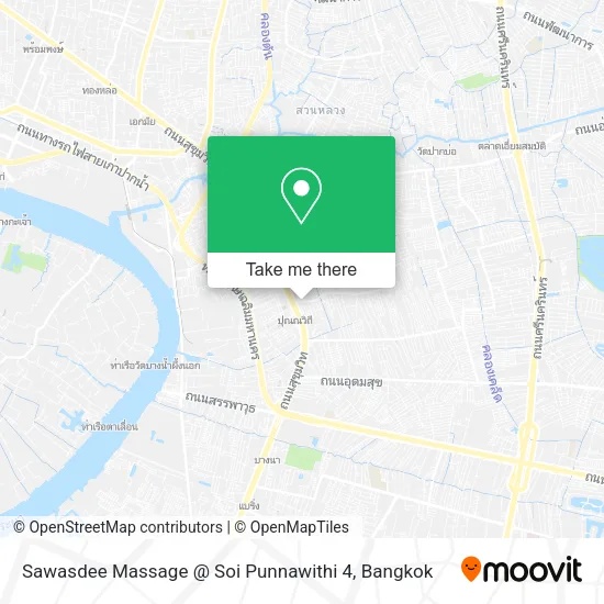 Sawasdee Massage @ Soi Punnawithi 4 map