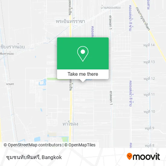 ชุมชนทับทิมศรี map