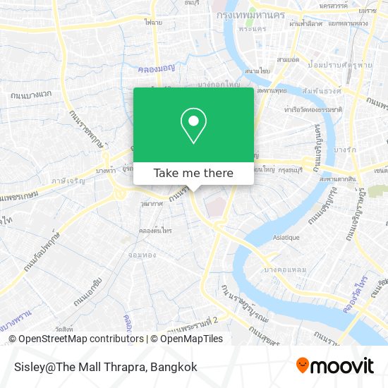 Sisley@The Mall Thrapra map