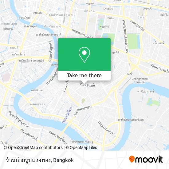 ร้านถ่ายรูปแสงทอง map