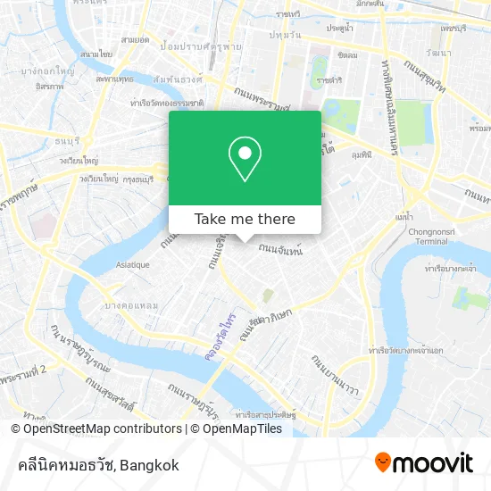 คลีนิคหมอธวัช map
