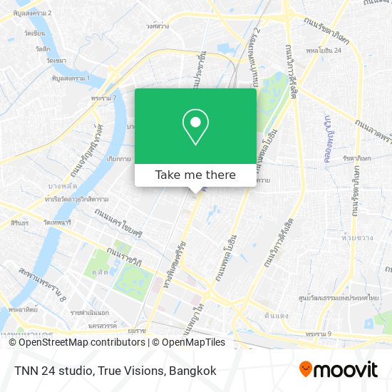 TNN 24 studio, True Visions map