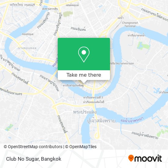 Club No Sugar map