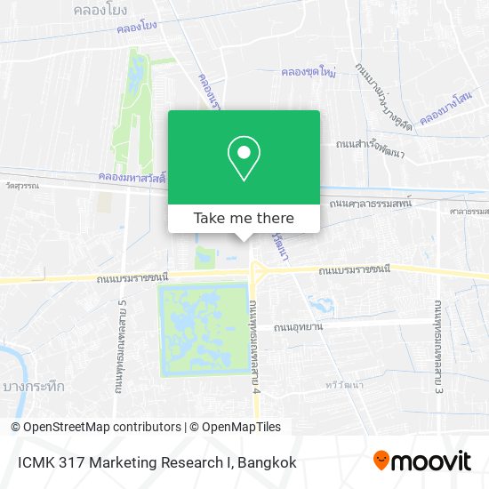 ICMK 317 Marketing Research I map