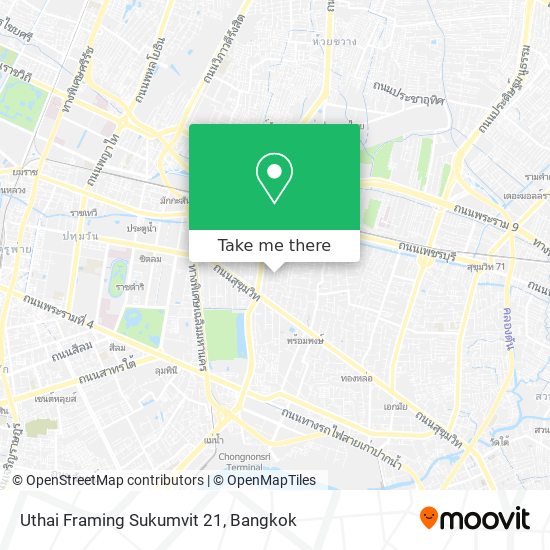 Uthai Framing Sukumvit 21 map