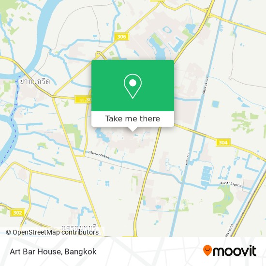 Art Bar House map