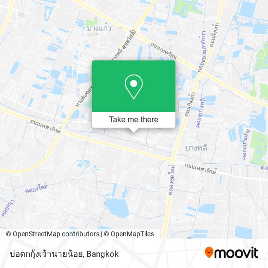 บ่อตกกุ้งเจ้านายน้อย map