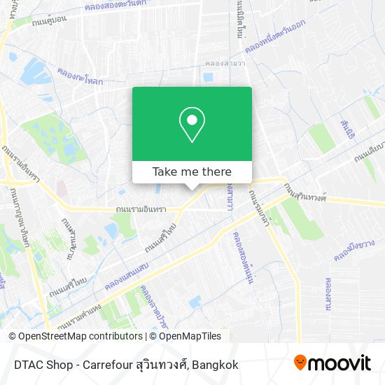 DTAC Shop - Carrefour สุวินทวงศ์ map