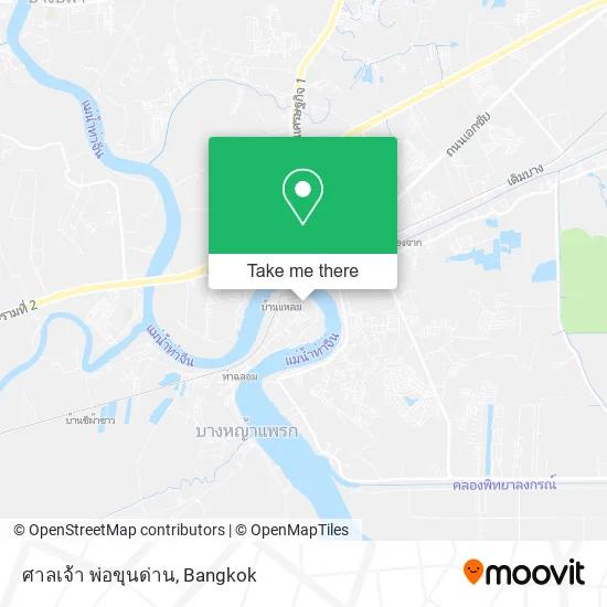 ศาลเจ้า พ่อขุนด่าน map