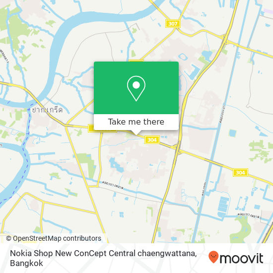 Nokia Shop New ConCept Central chaengwattana map