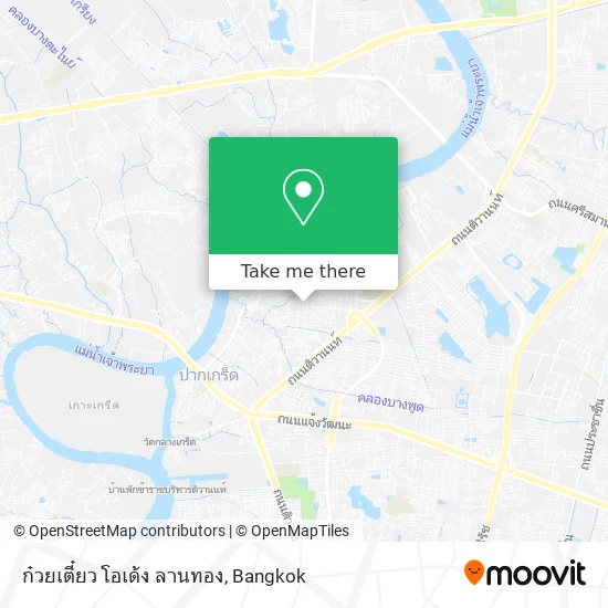 ก๋วยเตี๋ยว โอเด้ง ลานทอง map