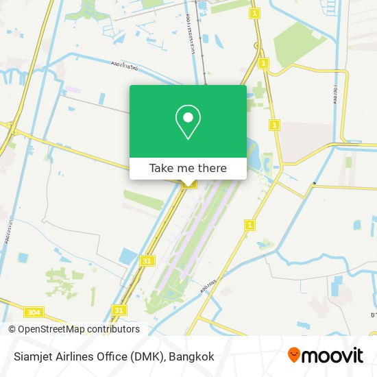 Siamjet Airlines Office (DMK) map