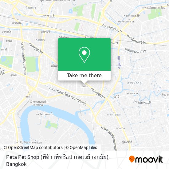 Peta Pet Shop (พีต้า เพ็ทช็อป เกตเวย์ เอกมัย) map