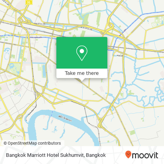 Bangkok Marriott Hotel Sukhumvit map