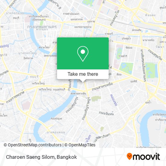 Charoen Saeng Silom map