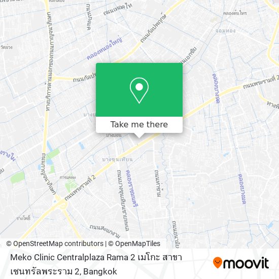 Meko Clinic Centralplaza Rama 2 เมโกะ สาขา เซนทรัลพระราม 2 map