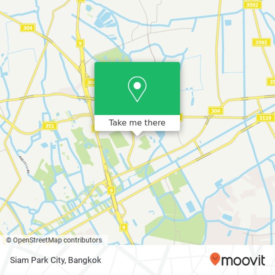 Siam Park City map