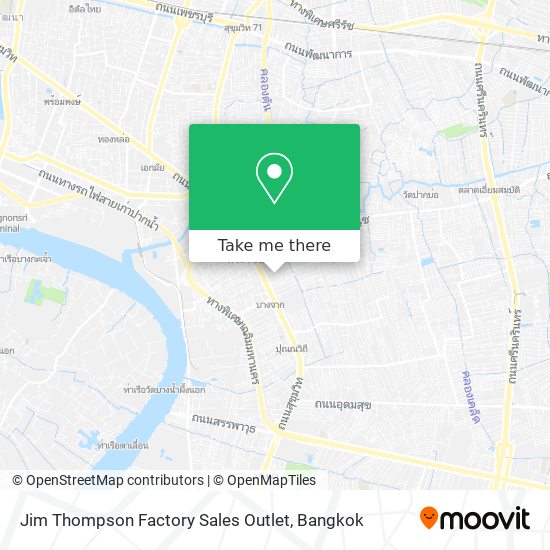 Jim Thompson Factory Sales Outlet map
