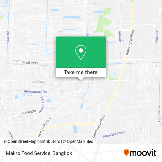 Makro Food Service map