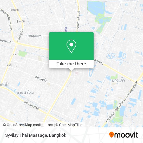 Syvilay Thai Massage map