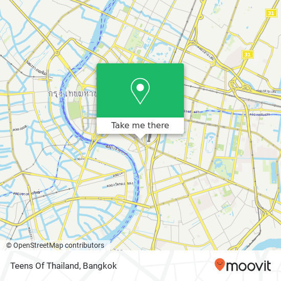 Teens Of Thailand map