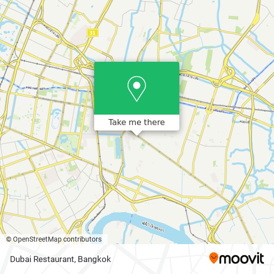 Dubai Restaurant map