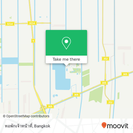 หอพักเจ้าหน้าที่ map