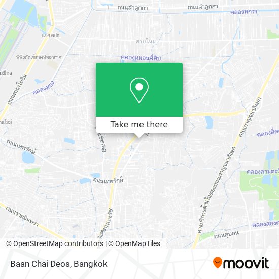 Baan Chai Deos map