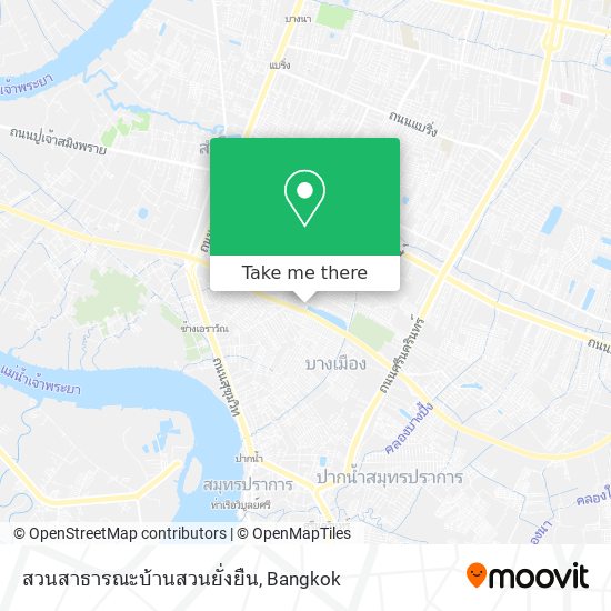 สวนสาธารณะบ้านสวนยั่งยืน map