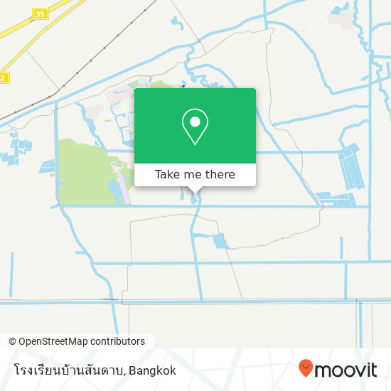 โรงเรียนบ้านสันดาบ map