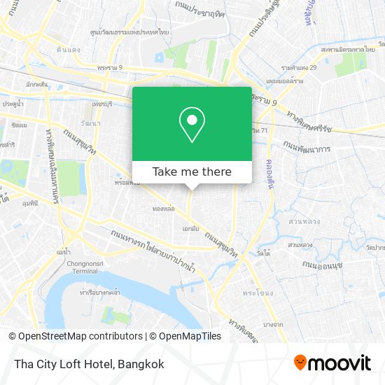 Tha City Loft Hotel map