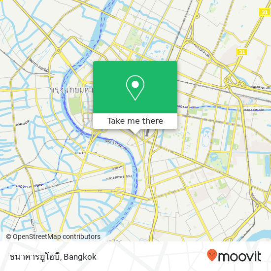 ธนาคารยูโอบี map