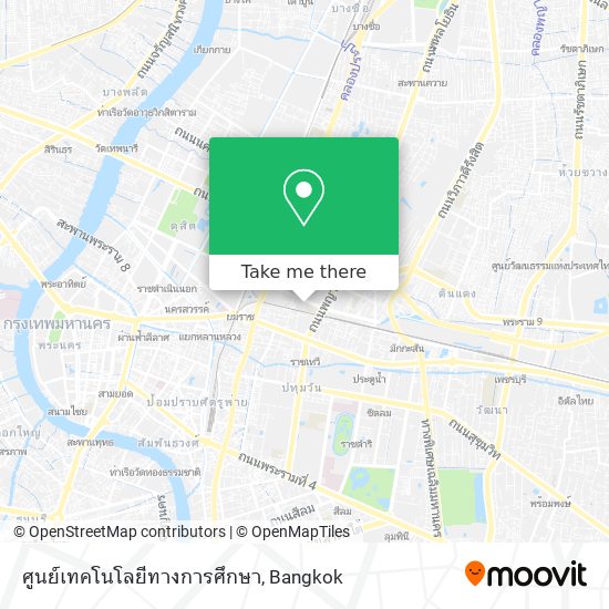 ศูนย์เทคโนโลยีทางการศึกษา map