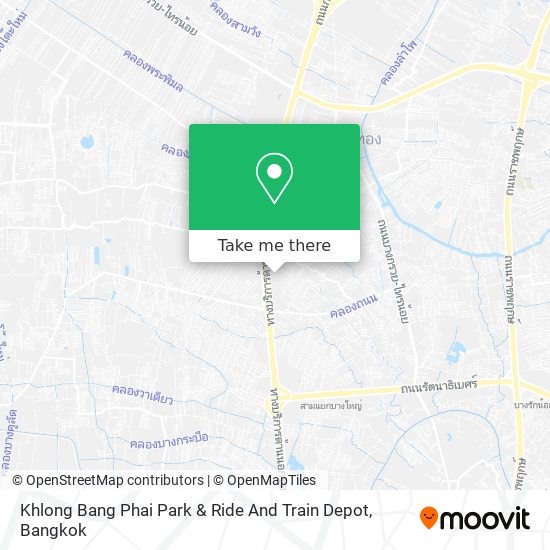 Khlong Bang Phai Park & Ride And Train Depot map