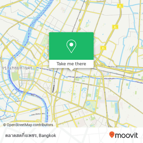 ตลาดสดกิ่งเพชร map