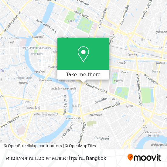 ศาลแรงงาน และ ศาลแขวงปทุมวัน map