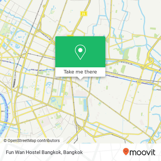 Fun Wan Hostel Bangkok map